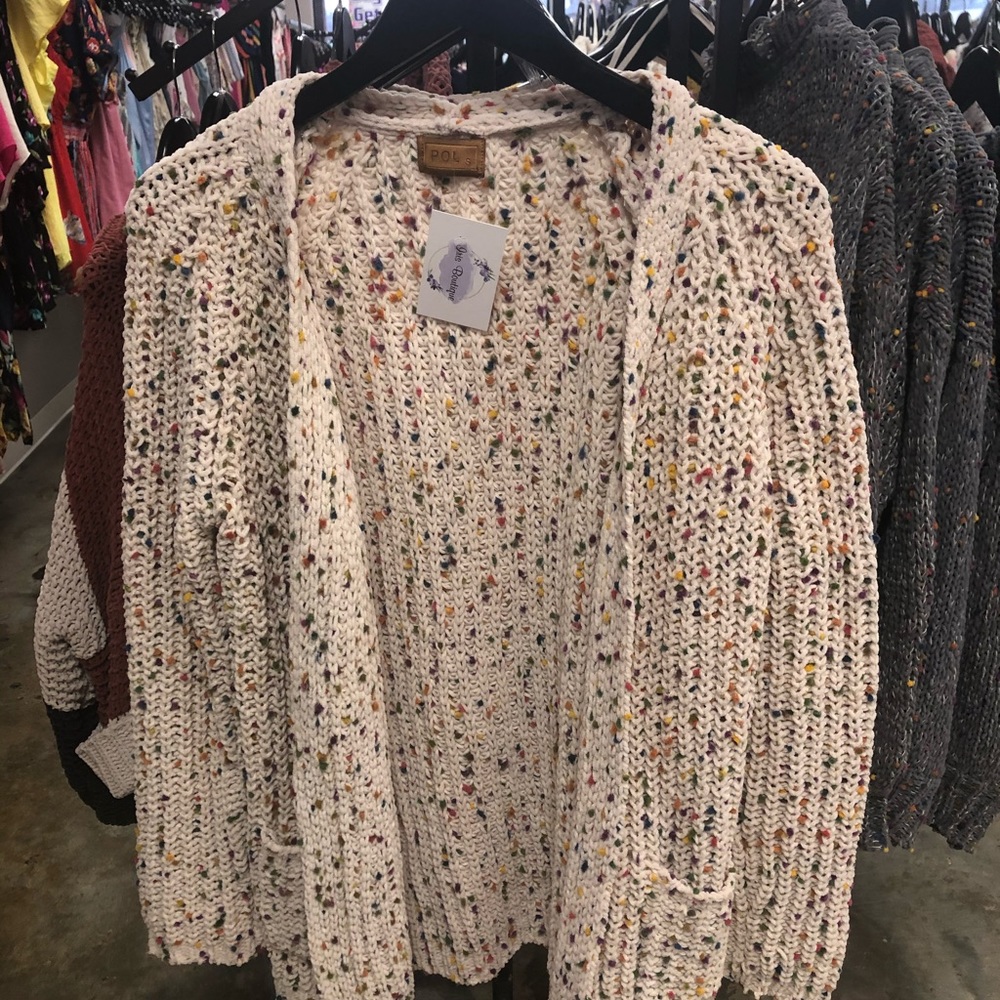 POL Confetti Cardigan